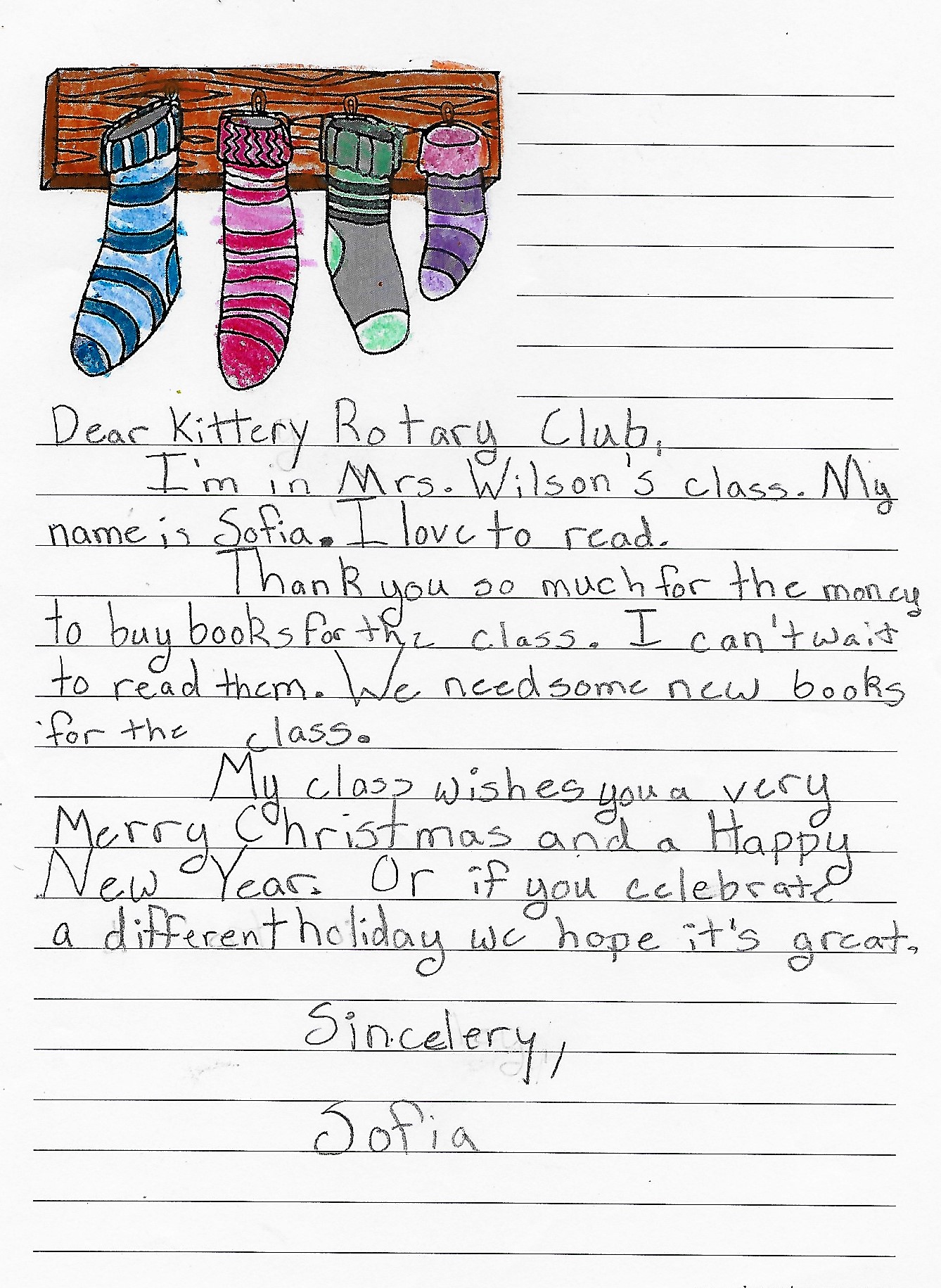 Holiday Thank You Letter from kitteryme.clubwizard.com